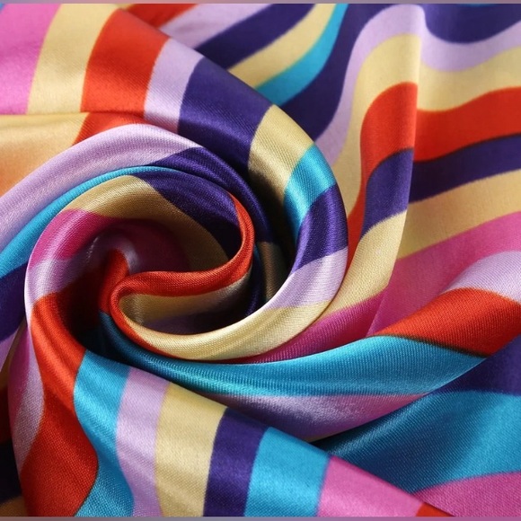 Splash of Colors Elegant Printed Scarf - Picture 3 of 5